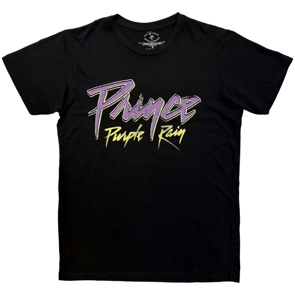 Prince - Purple Rain 40th Anniversary Herren TShirt - Schwarz